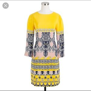 J. Crew Jules Dress in Scroll Print